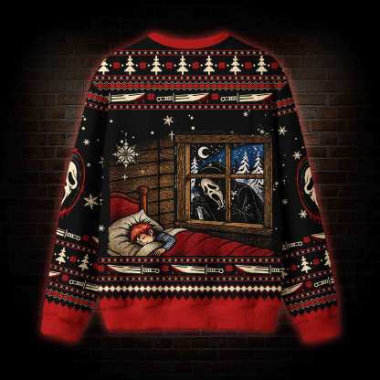 He Sees You Sleeping Ugly Sweatshirts