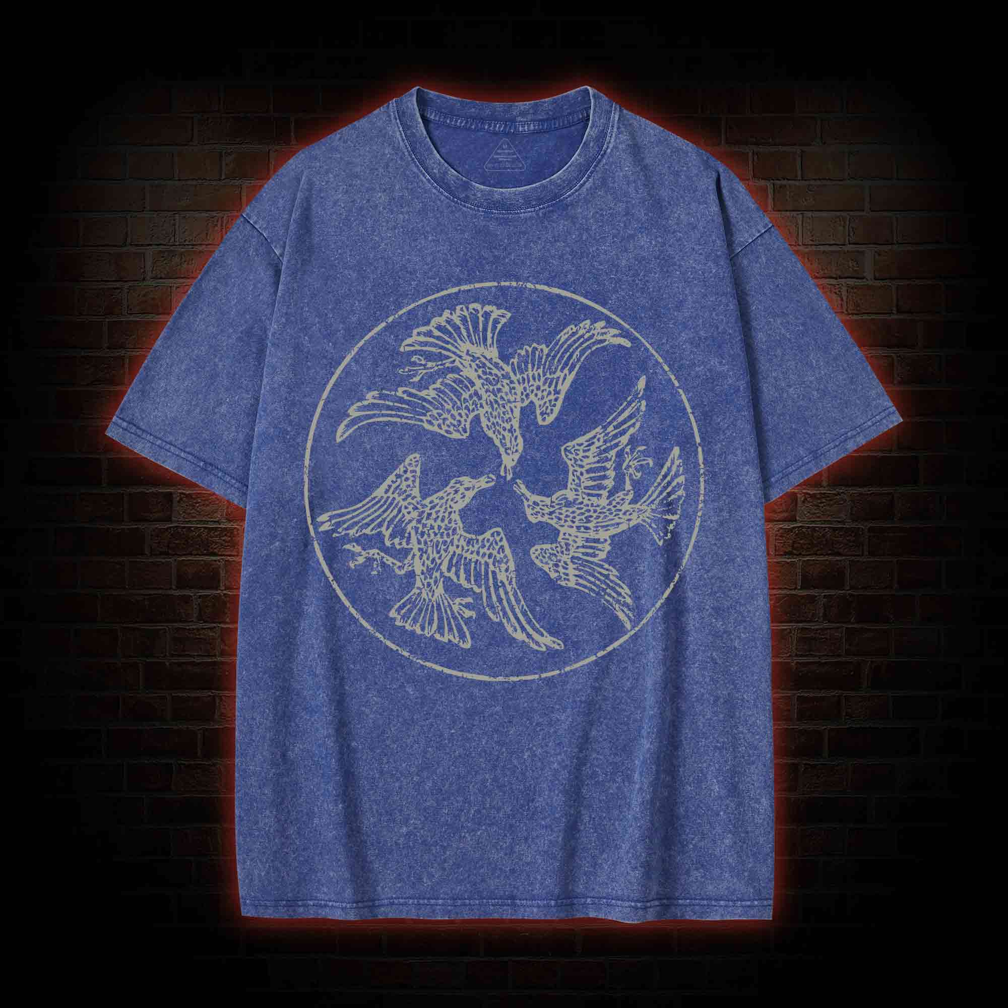 Three Ravens Washed T-shirt
