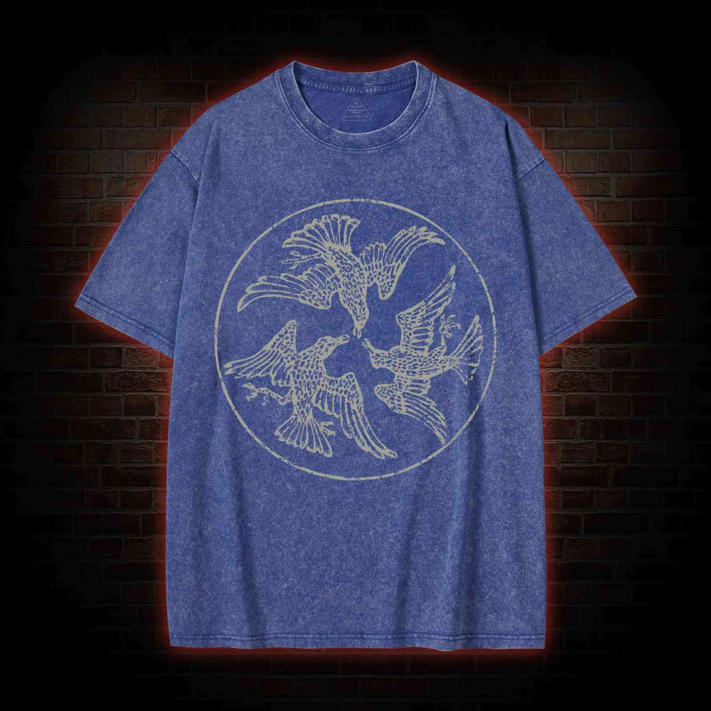 Three Ravens Washed T-shirt