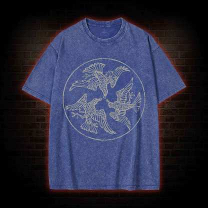 Three Ravens Washed T-shirt