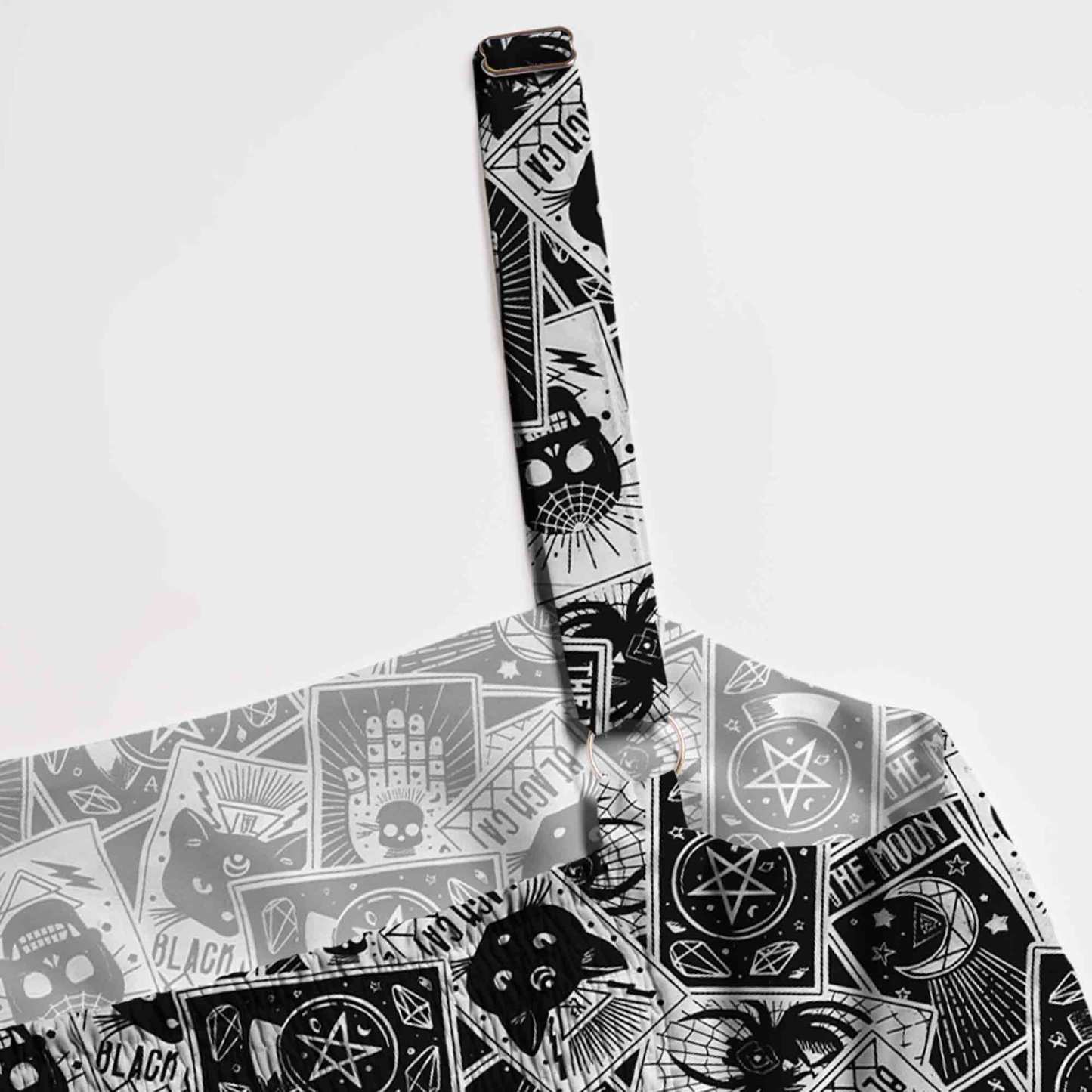 Tarot Cards Wide Straps Maxi Dress