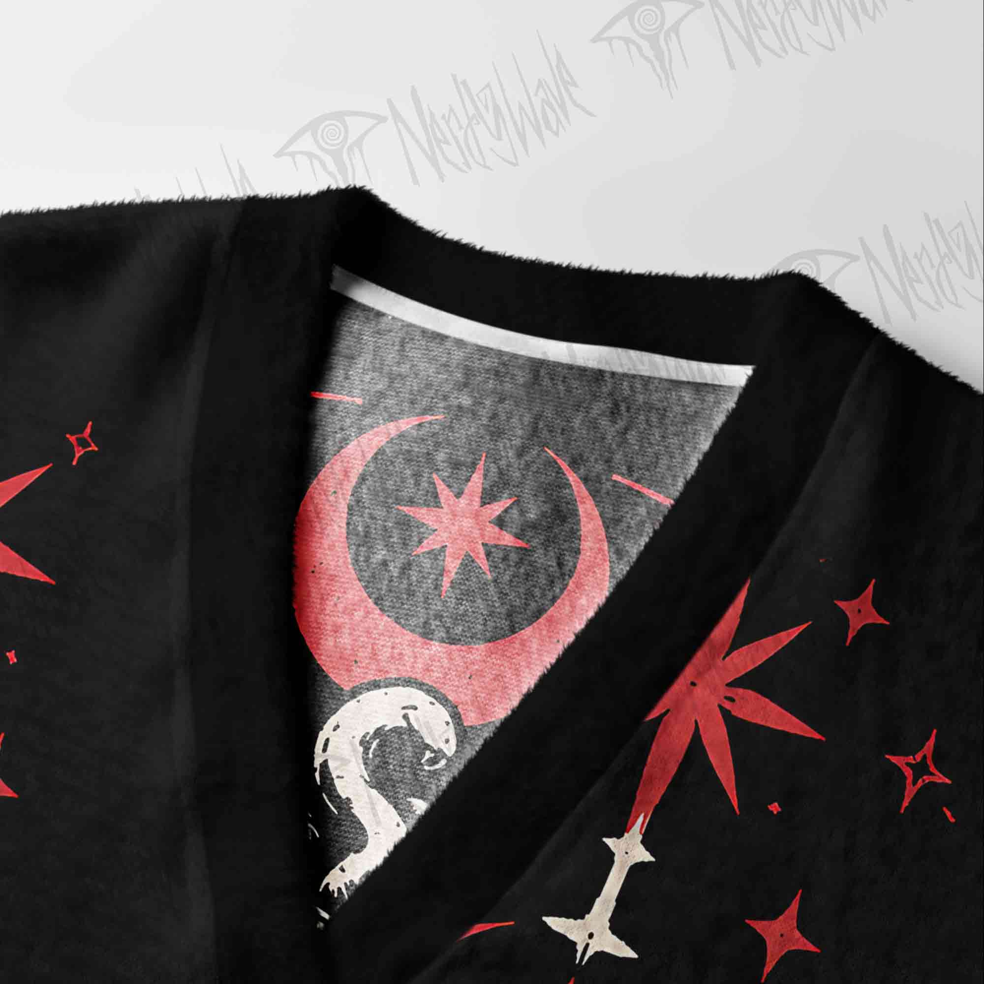 Serpent Moon Cardigan Sweater