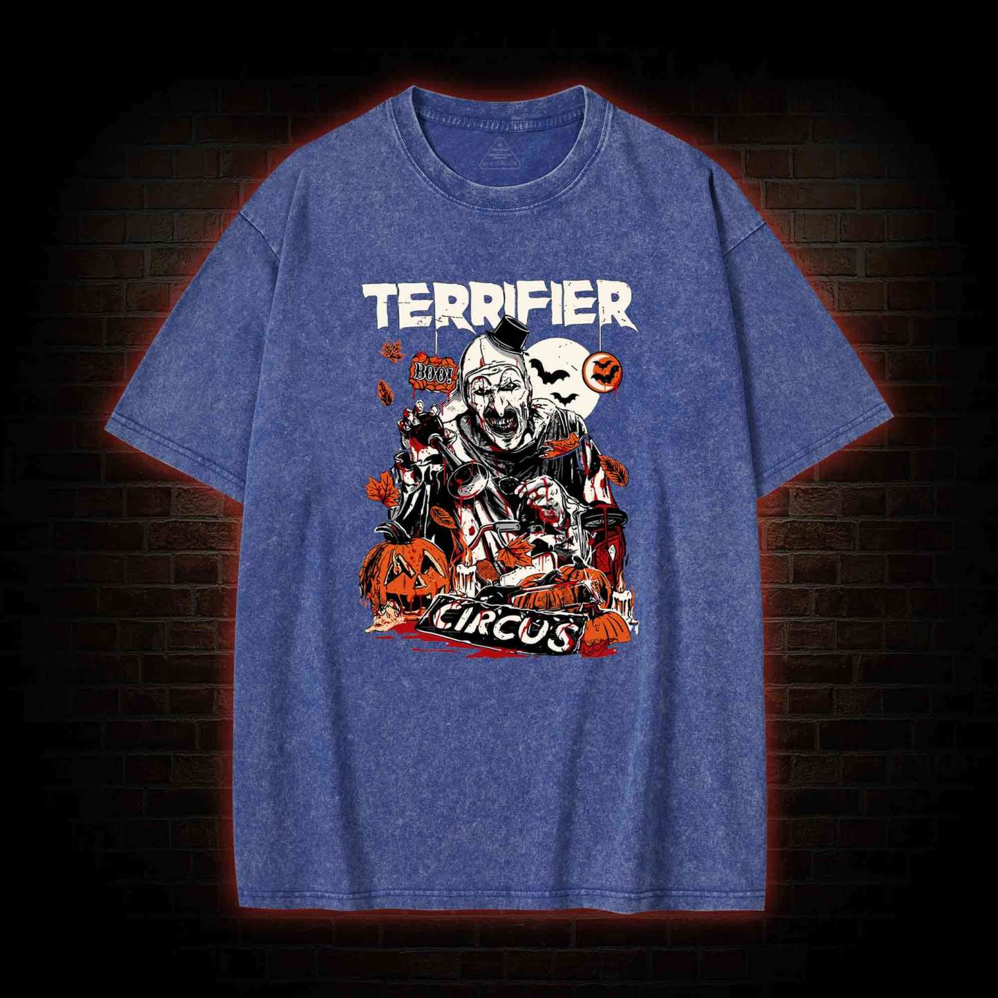 Terrifier Art the Clown Washed T-shirt