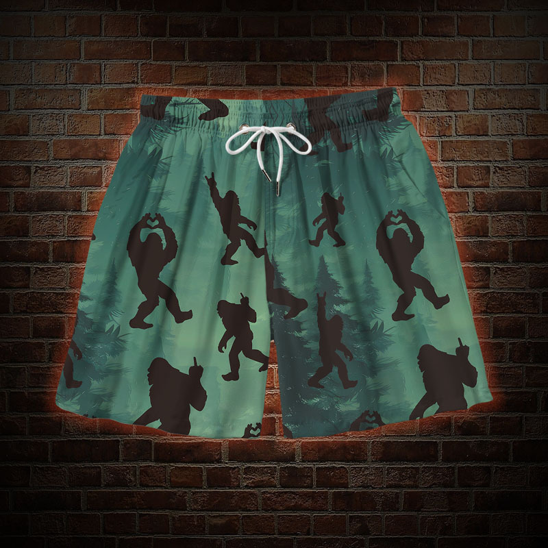 Bigfoot Mens Swim Trunks