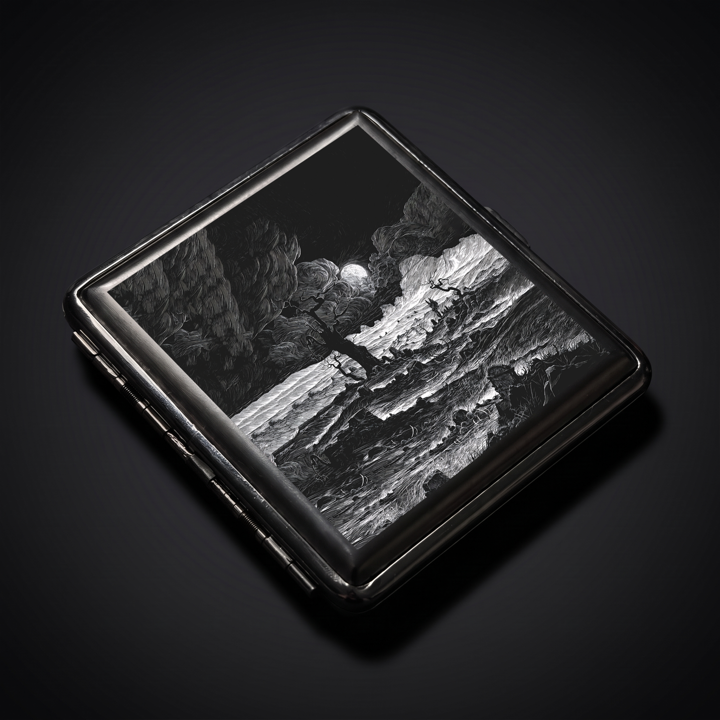 The Desolate Graveyard Compressed Cigarette Box