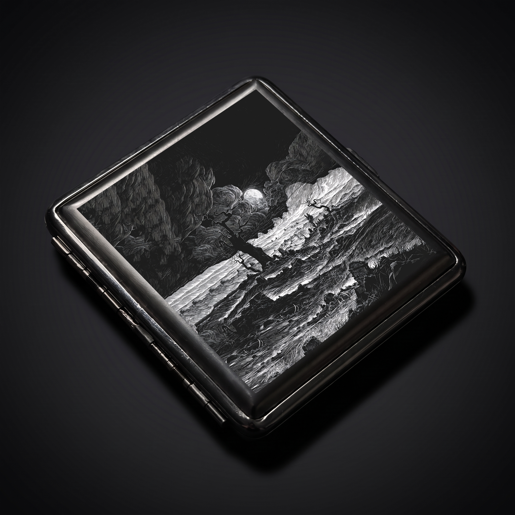 The Desolate Graveyard Compressed Cigarette Box