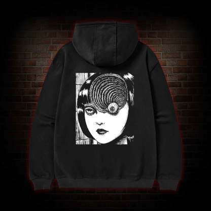 Horror Eyeball Zipper Hoodie
