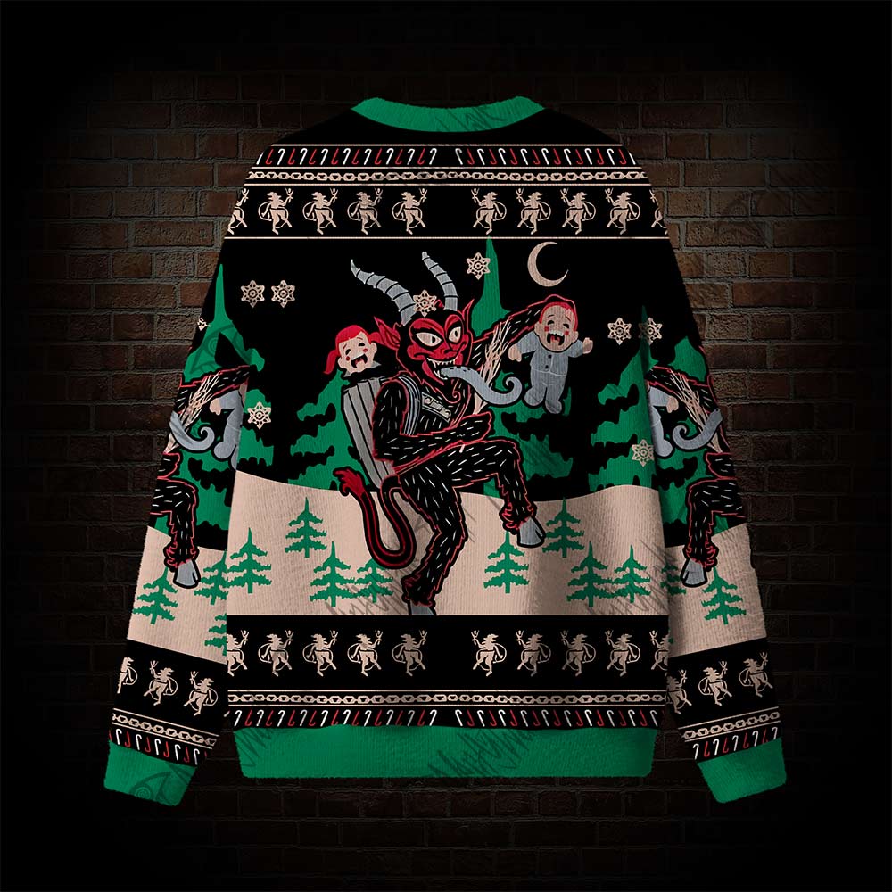 Merry Krampus Naughty Brats Sweatshirts