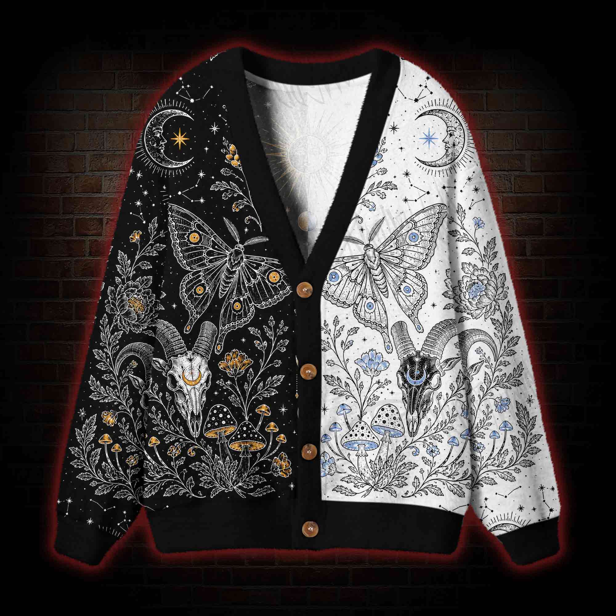 Split Moth Cardigan Sweater