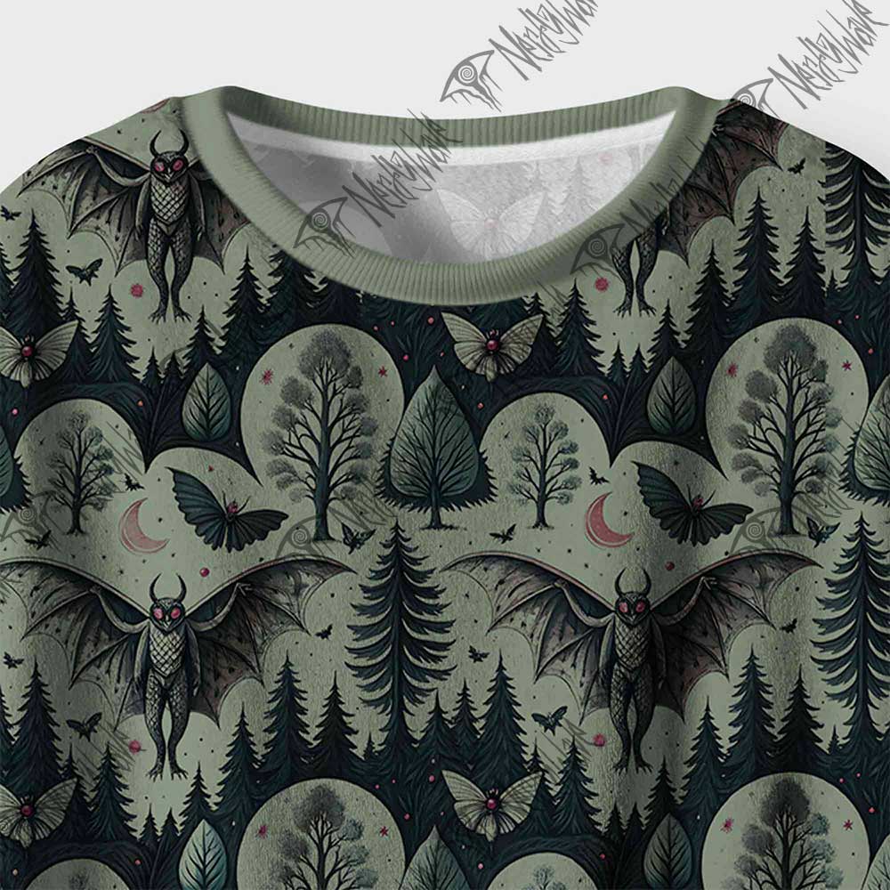 Mothman In The Jungle Cozy Pajama Sets