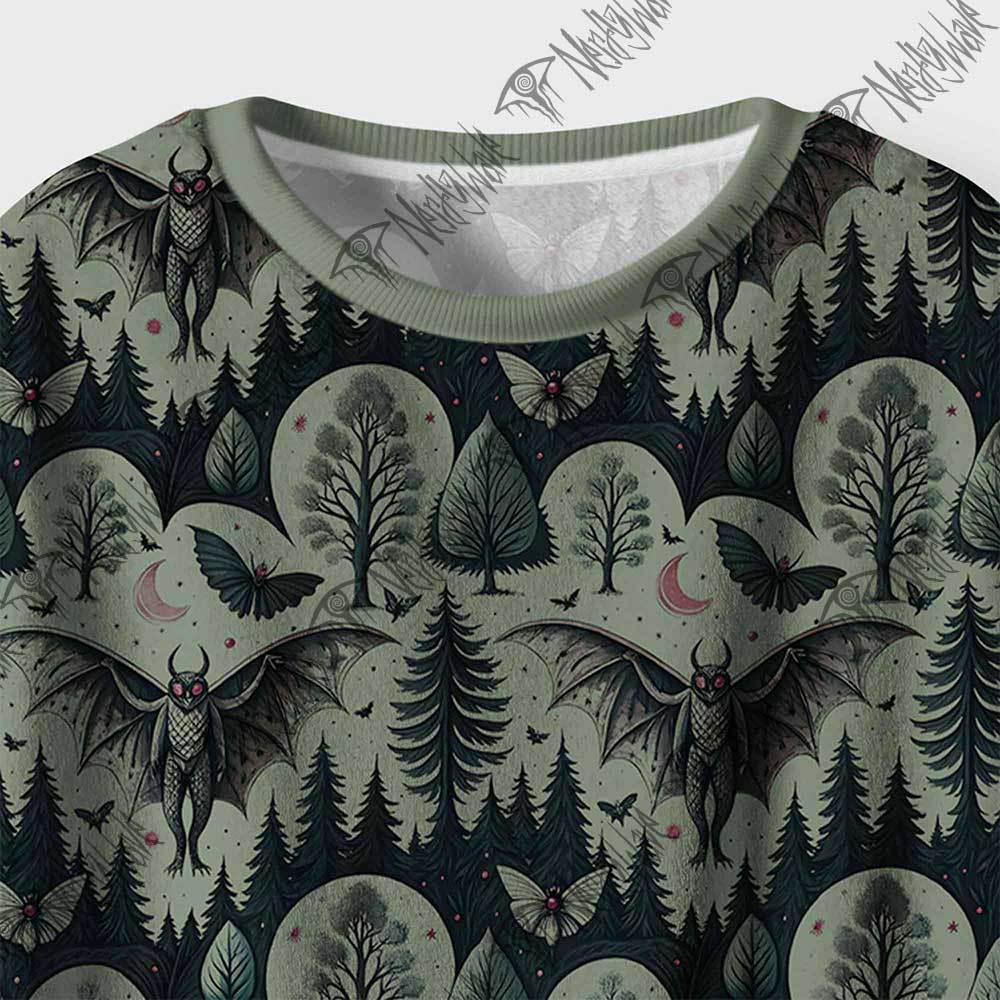 Mothman In The Jungle Cozy Pajama Sets