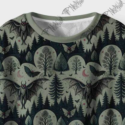 Mothman In The Jungle Cozy Pajama Sets