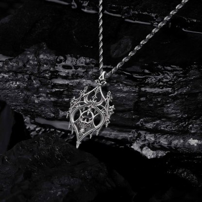 Gothic Thorn Sculptural Necklace