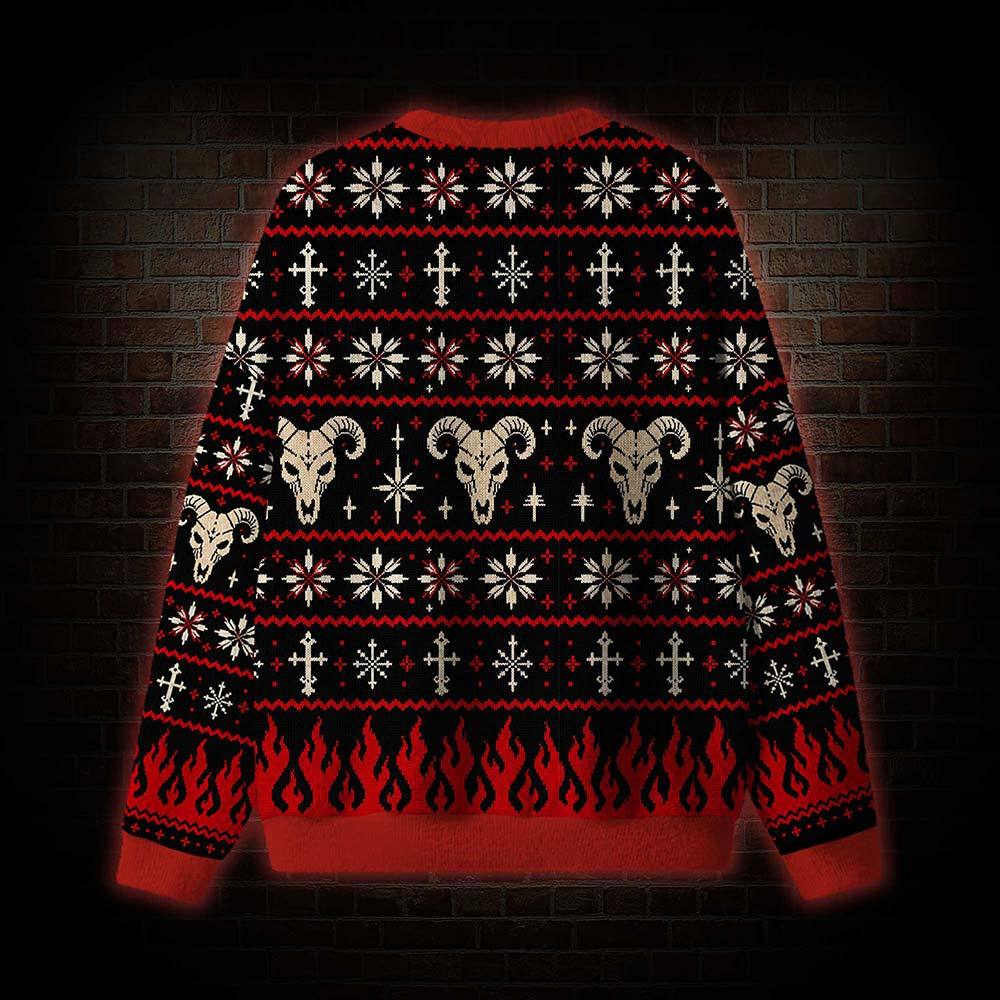 Gothic Krampus Ugly Sweatshirts