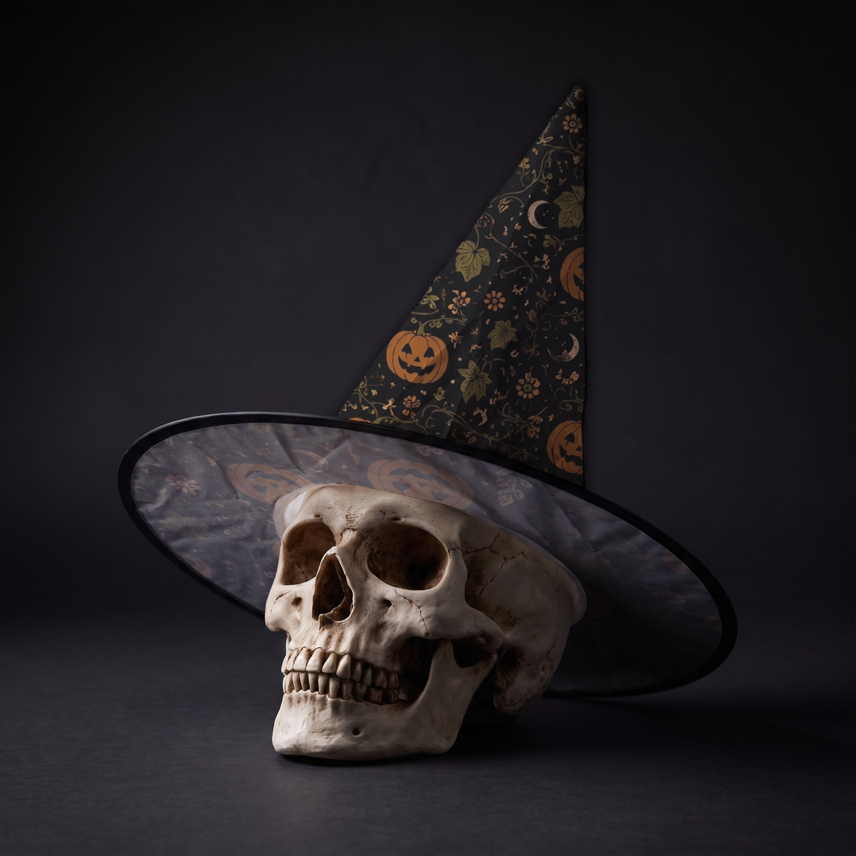 Pumpkin Halloween Witch Hat