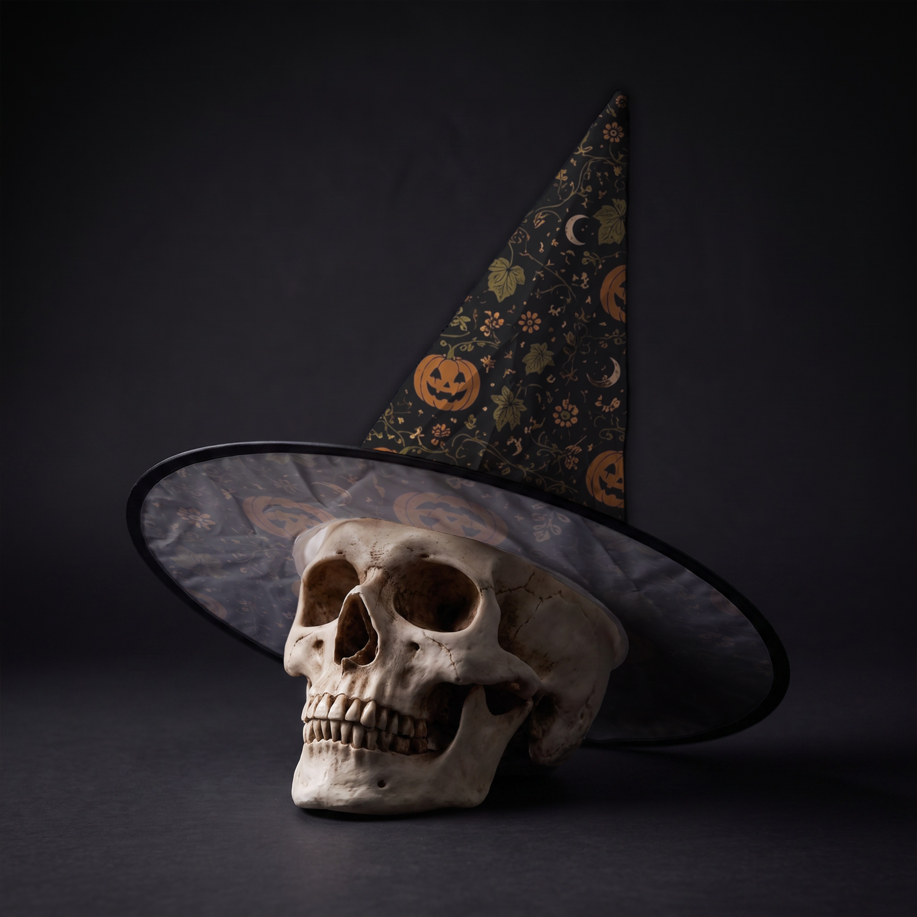 Pumpkin Halloween Witch Hat