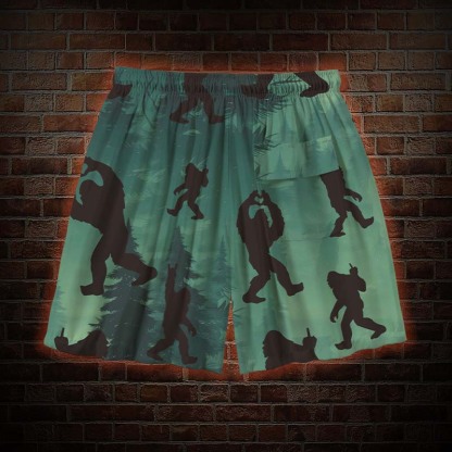 Bigfoot Mens Swim Trunks