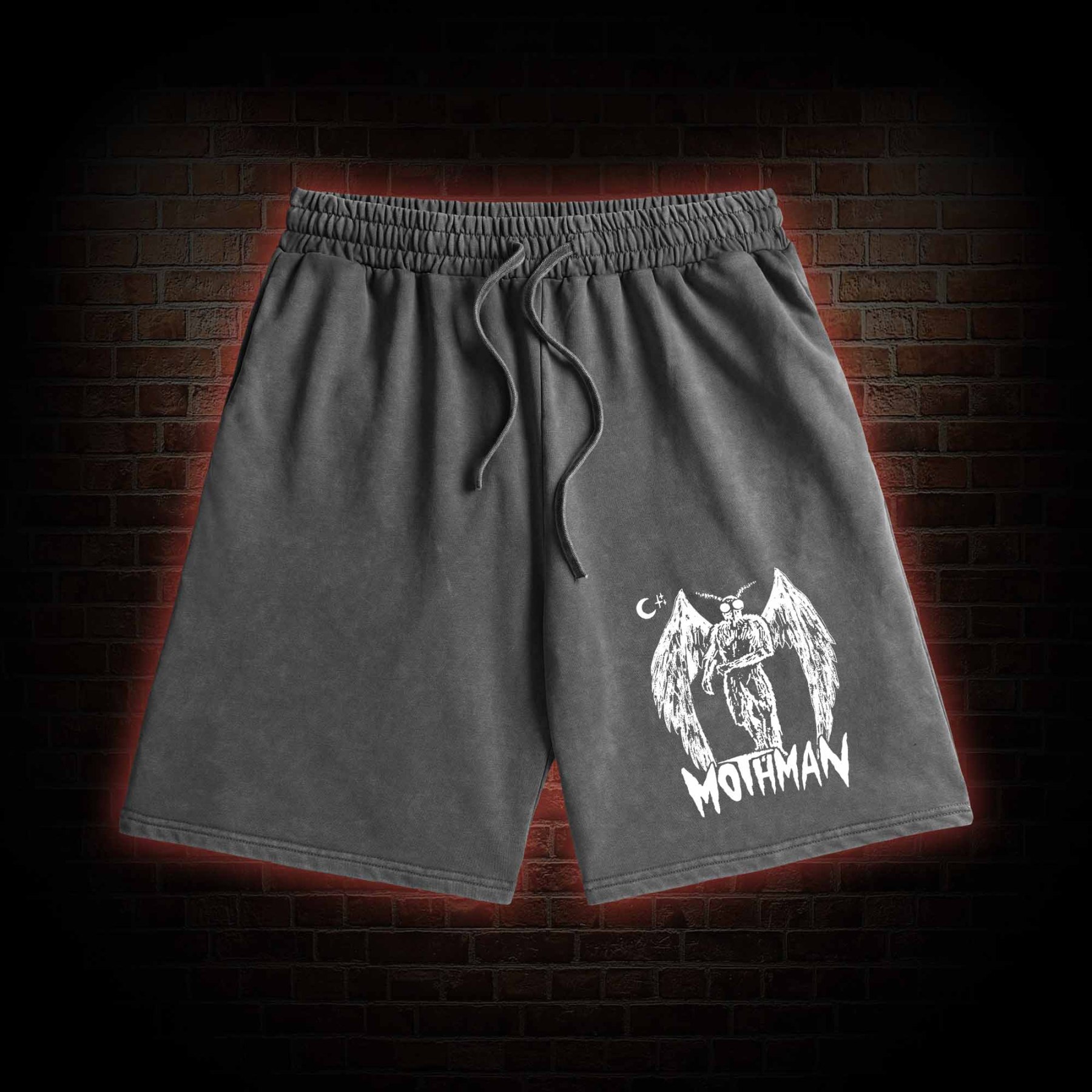  Mothman Washed Shorts