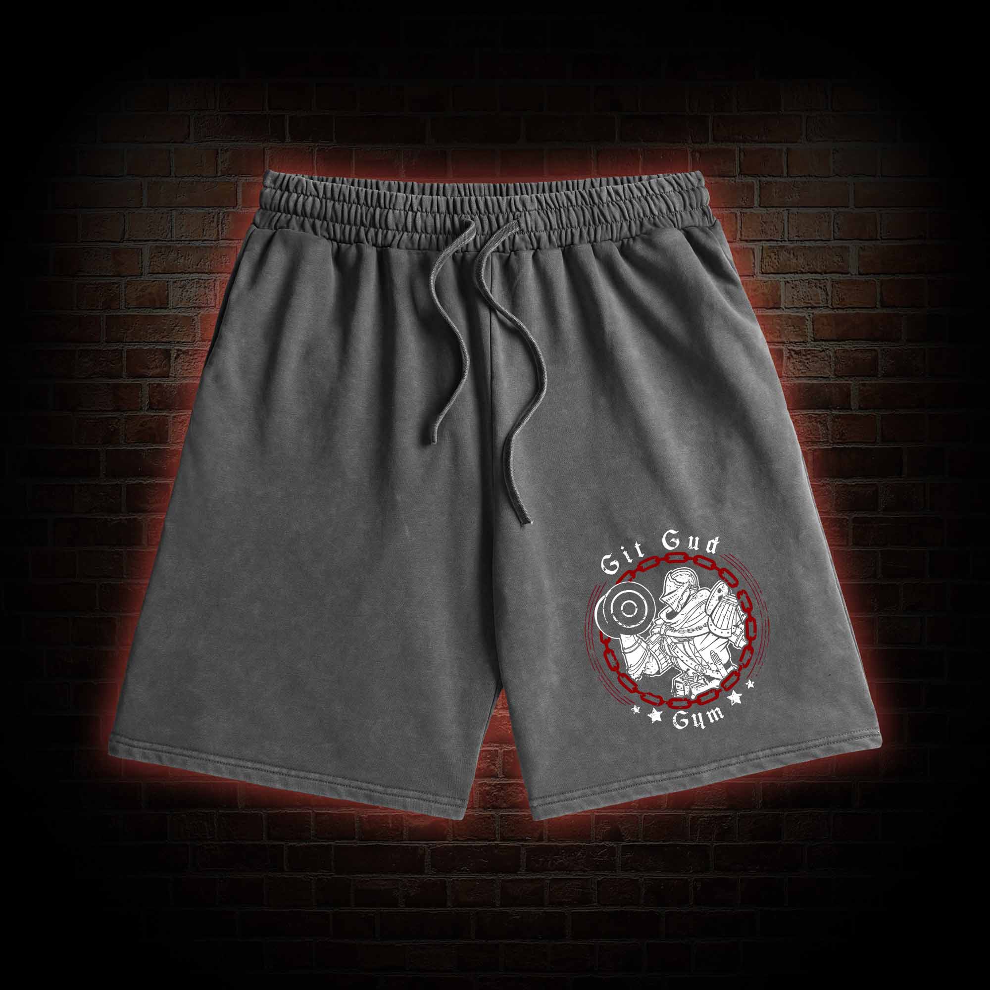 Git Gud Gym Washed Shorts