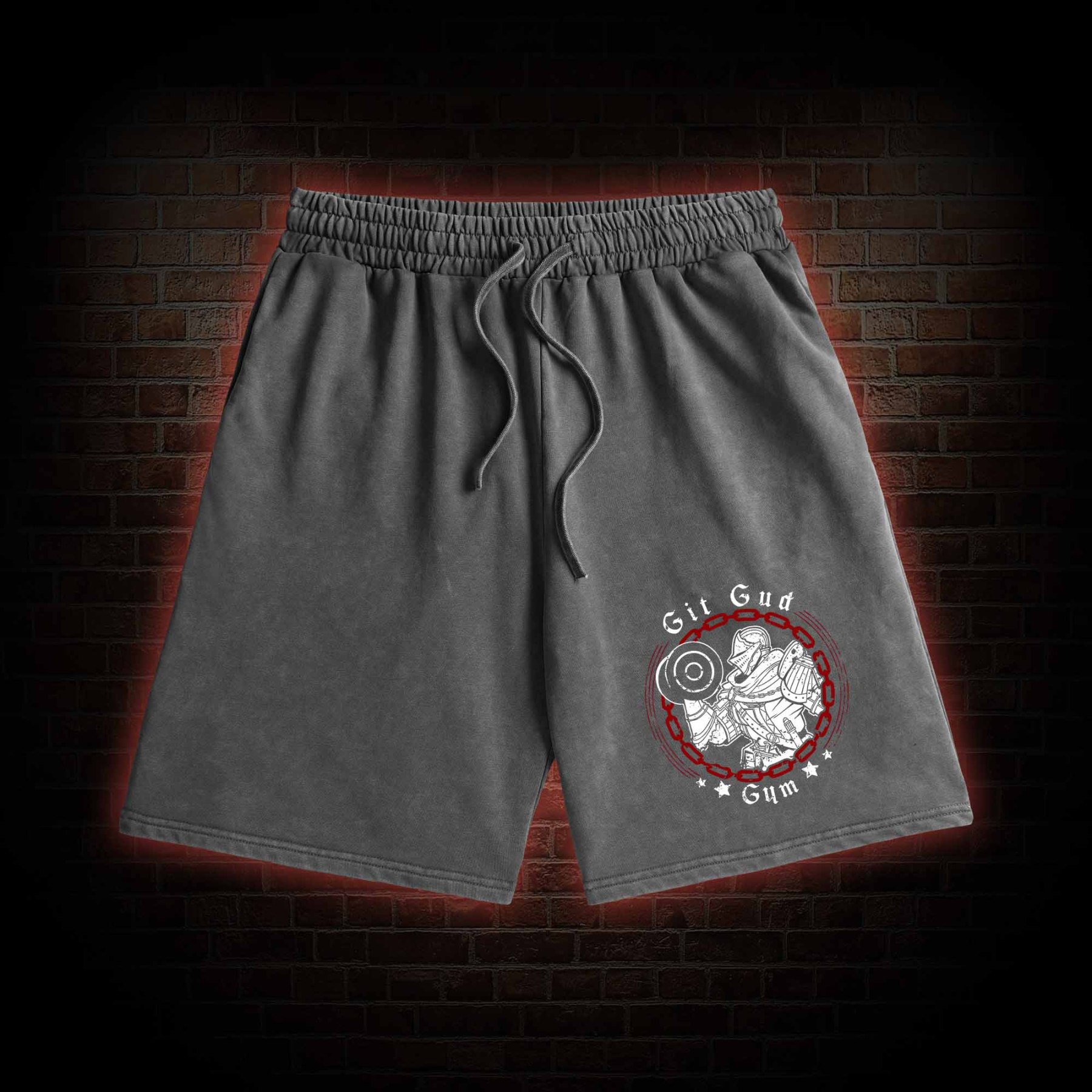 Git Gud Gym Washed Shorts