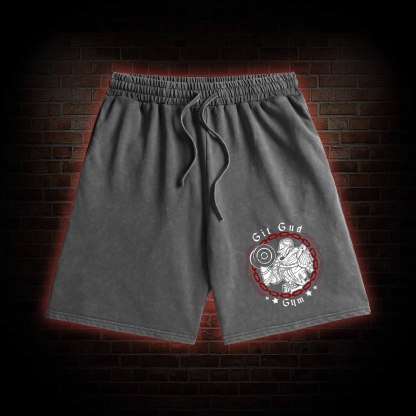 Git Gud Gym Washed Shorts