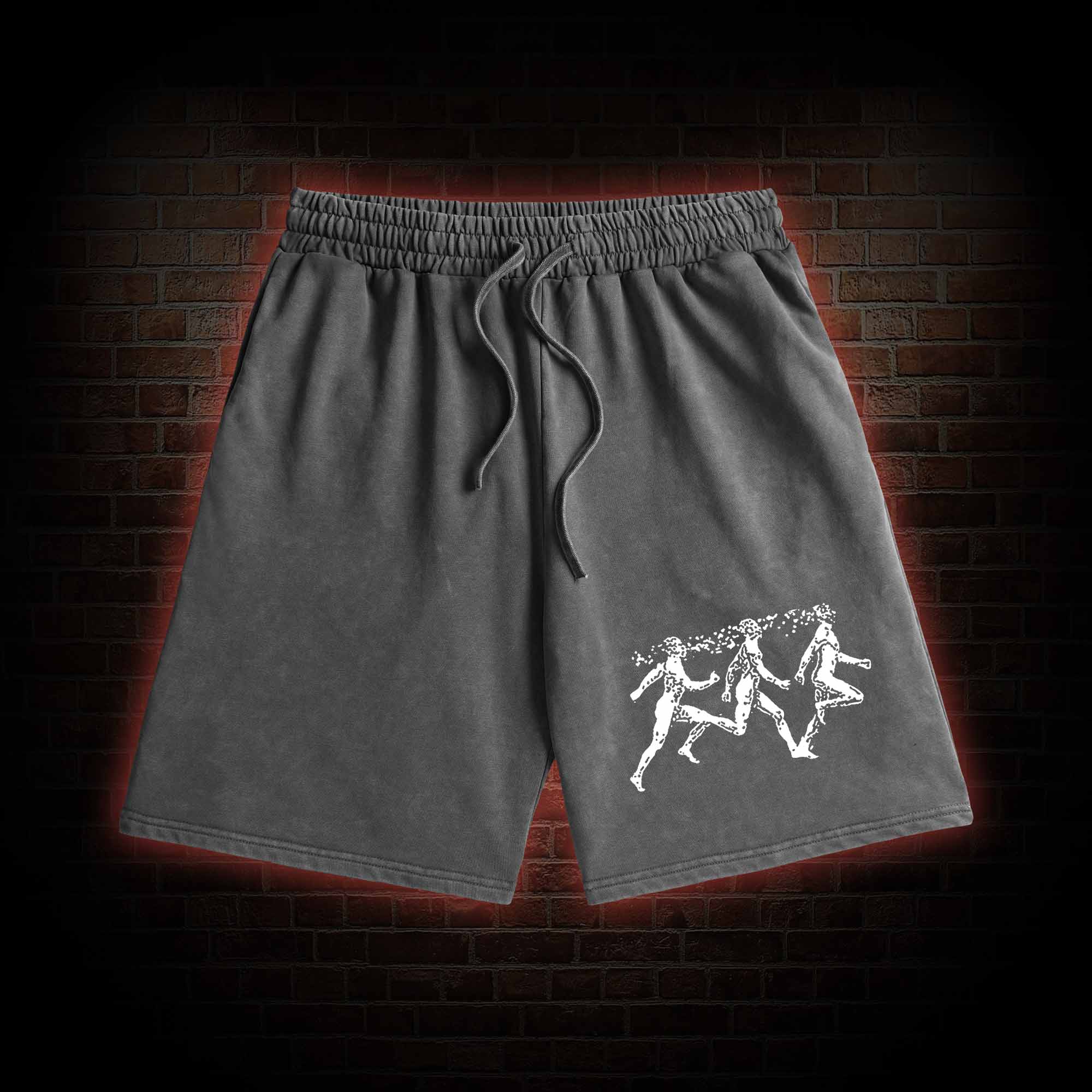 Run Washed Shorts
