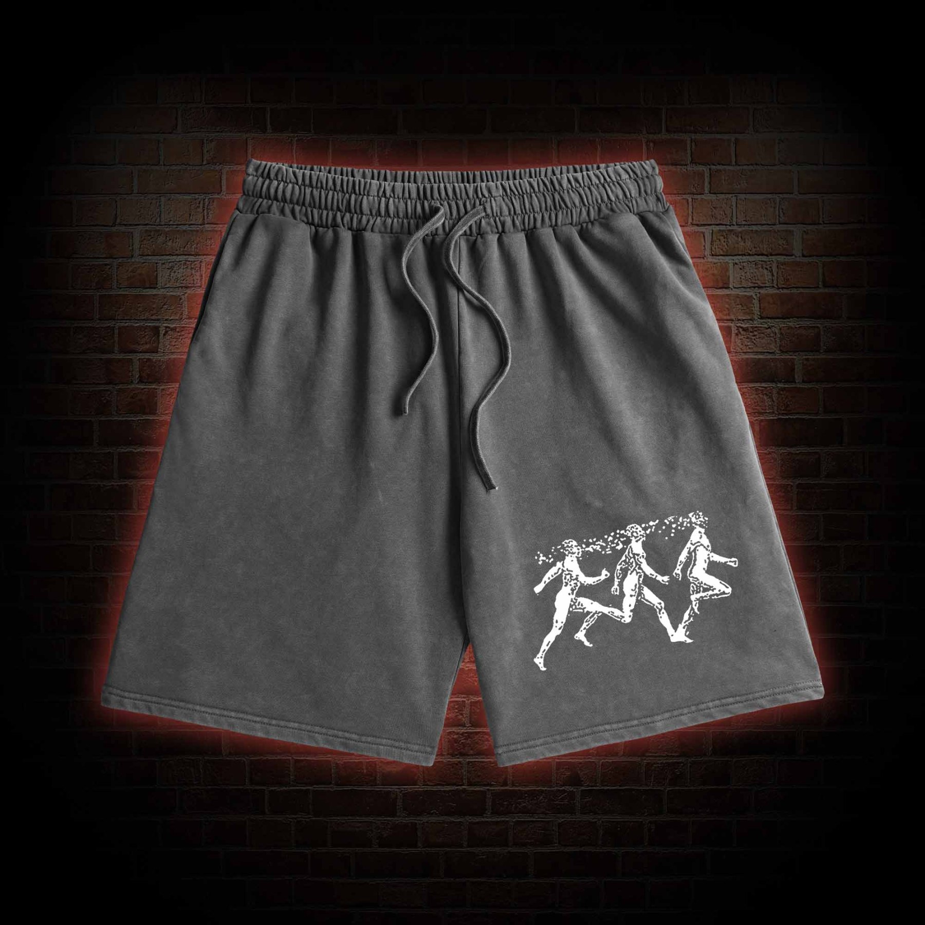 Run Washed Shorts