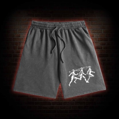 Run Washed Shorts