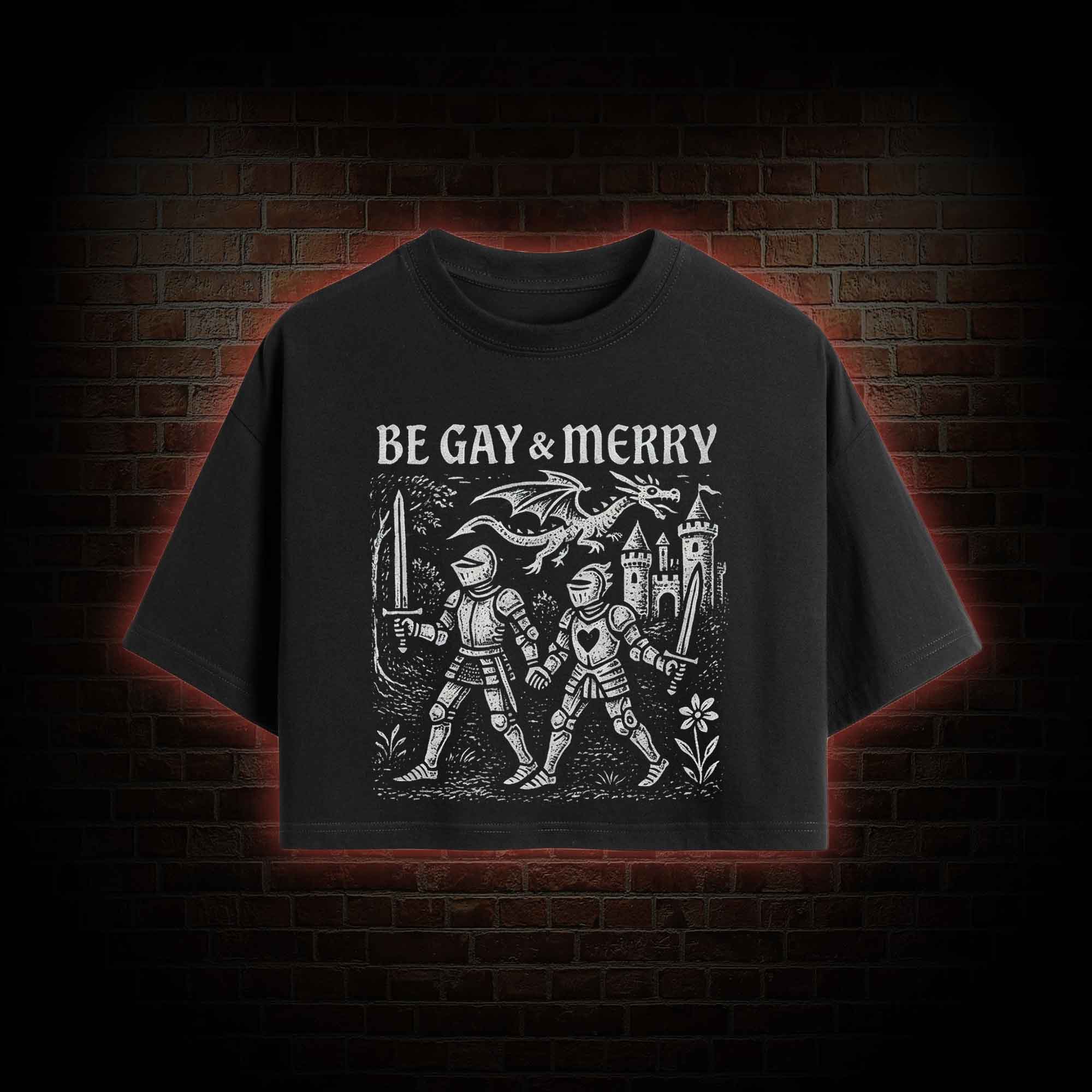 Be Gay & Merry Crop Top