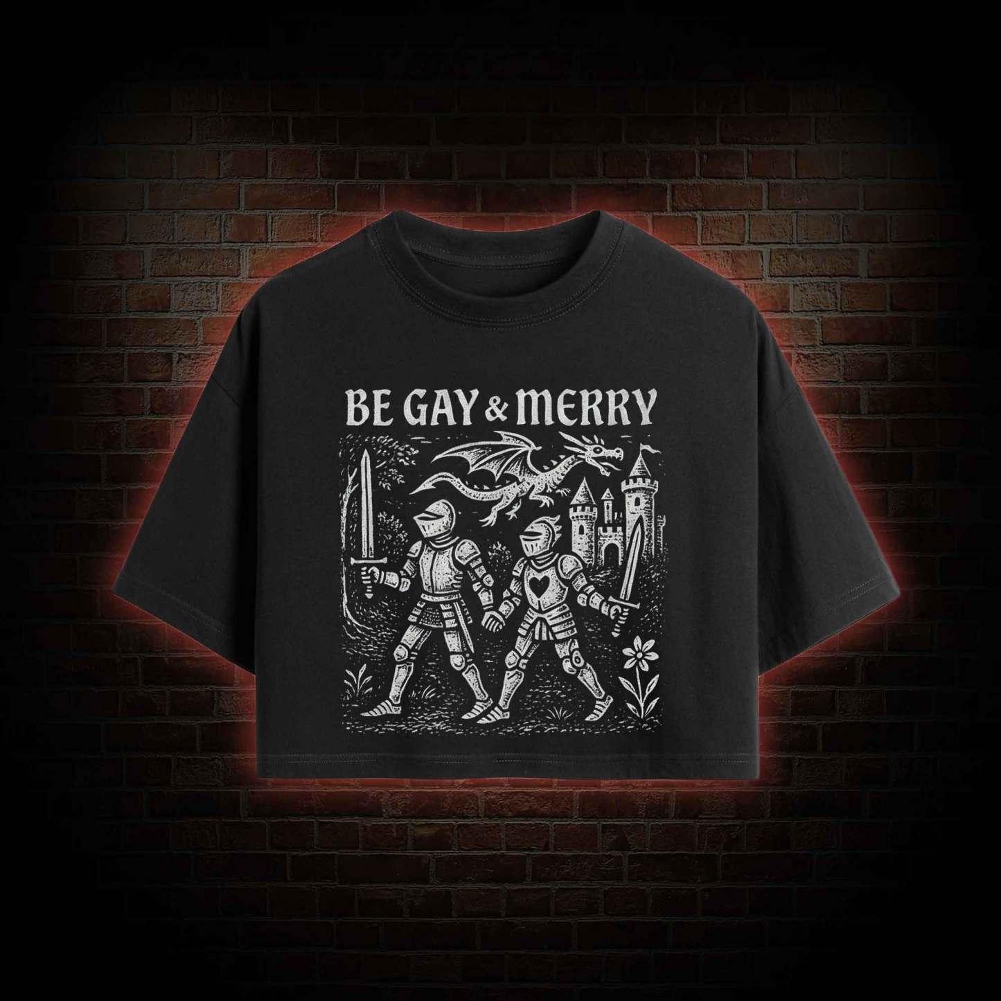 Be Gay & Merry Crop Top