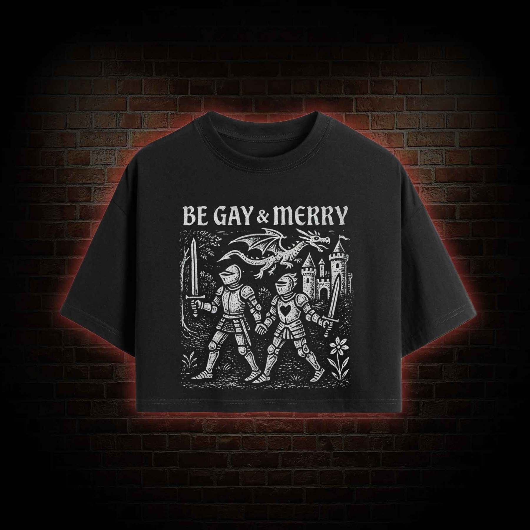 Be Gay & Merry Crop Top