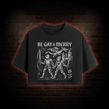 Be Gay & Merry Crop Top