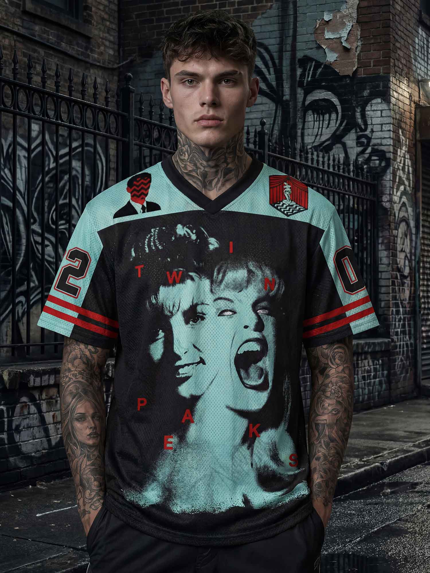 Fire Walk with Me Mesh Jersey