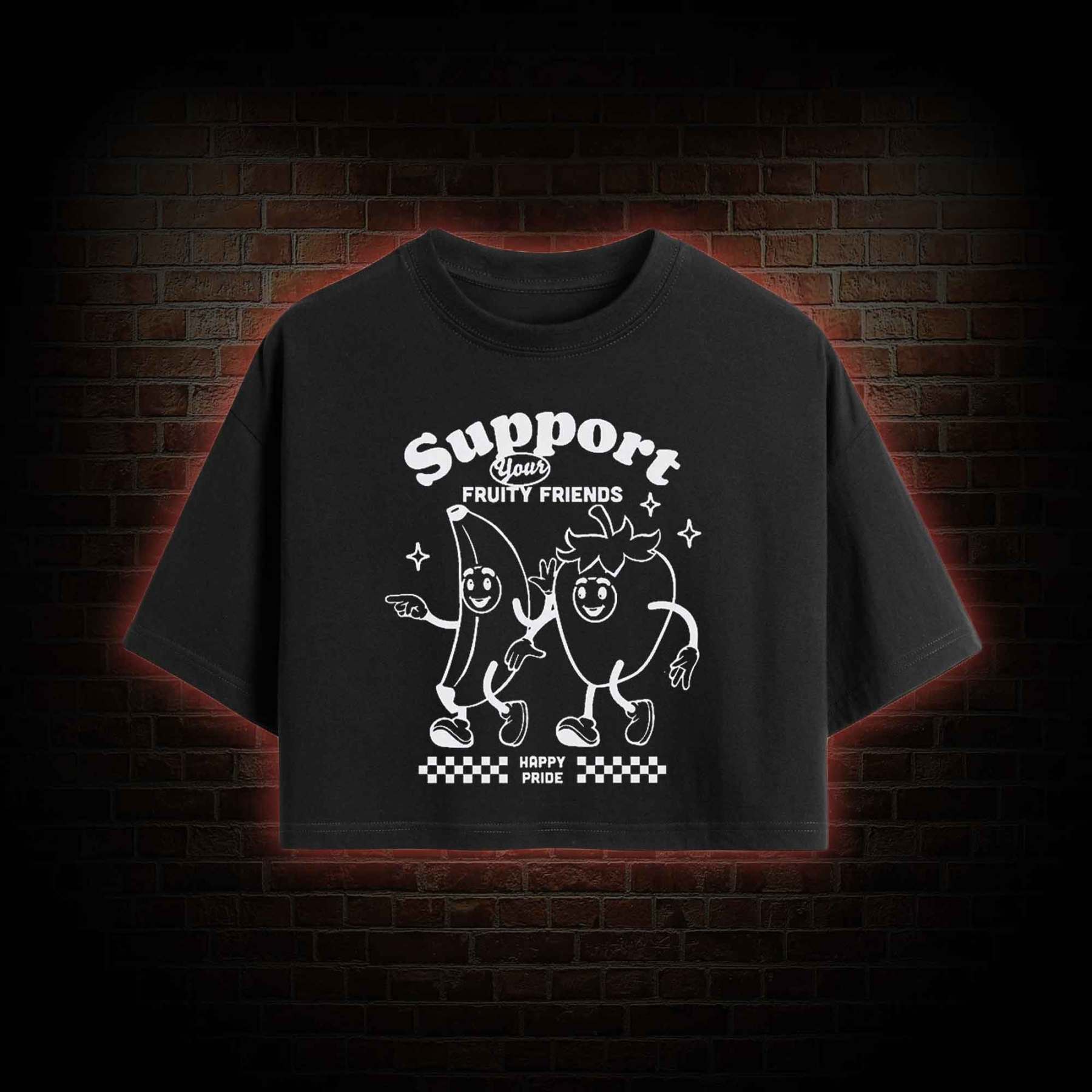 Support Your Fruity Friends Crop Top