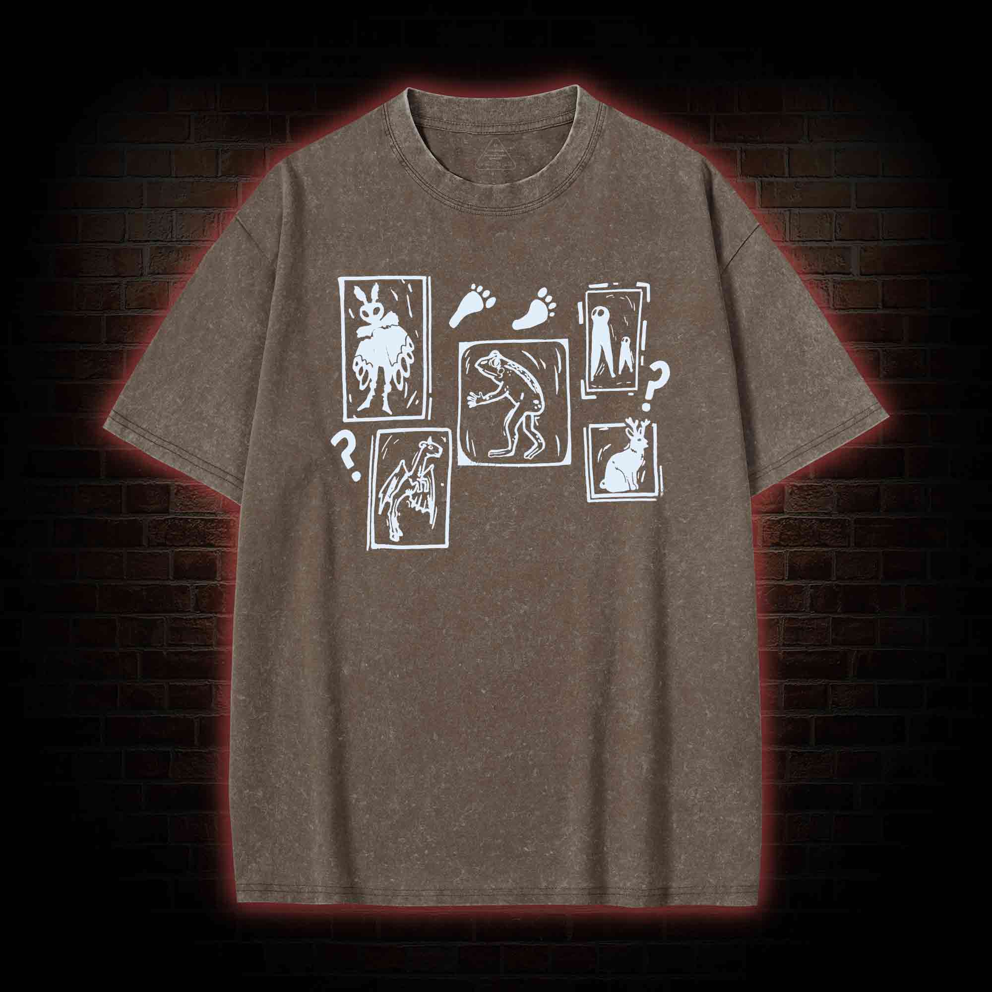 Cryptid Screenprint Washed T-shirt