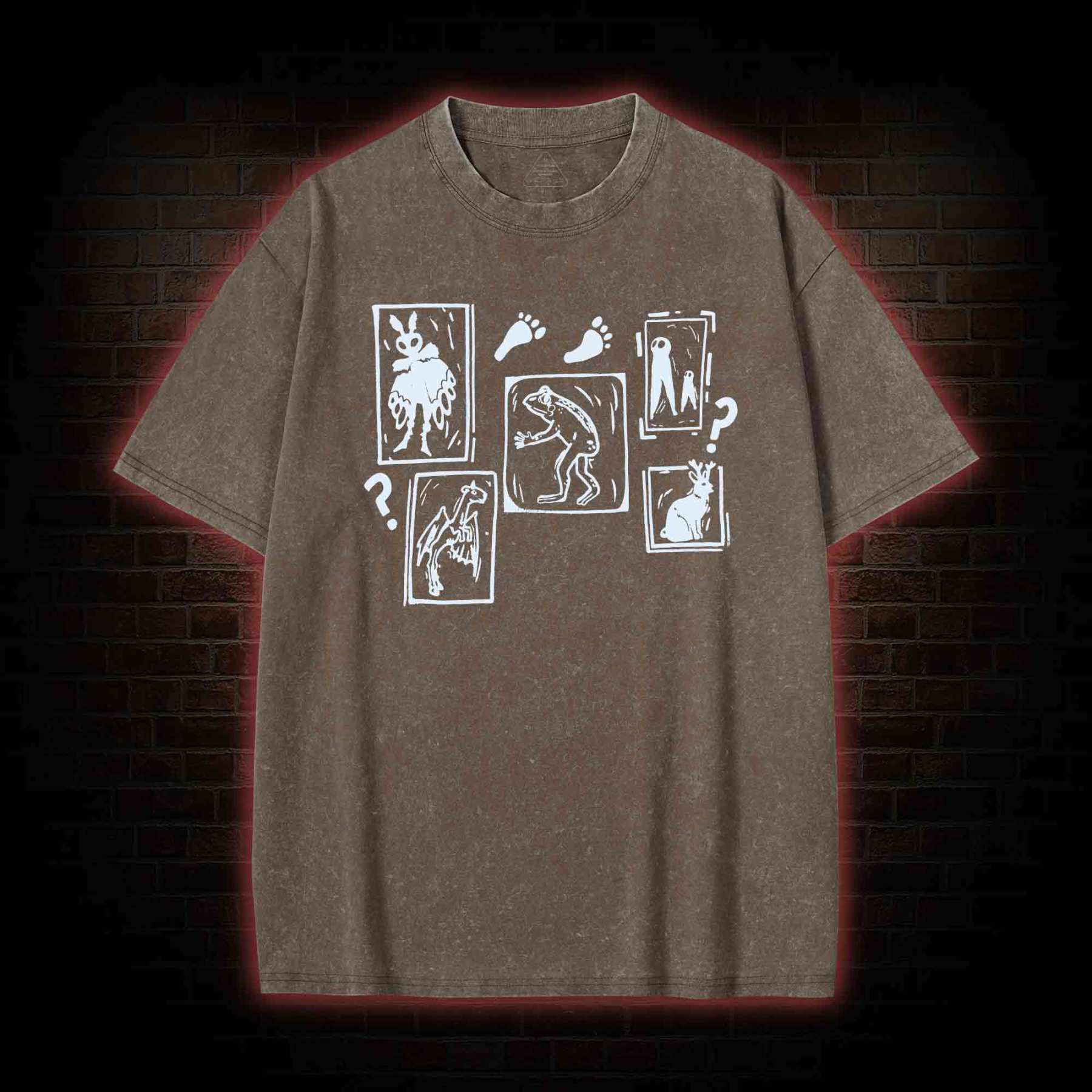 Cryptid Screenprint Washed T-shirt