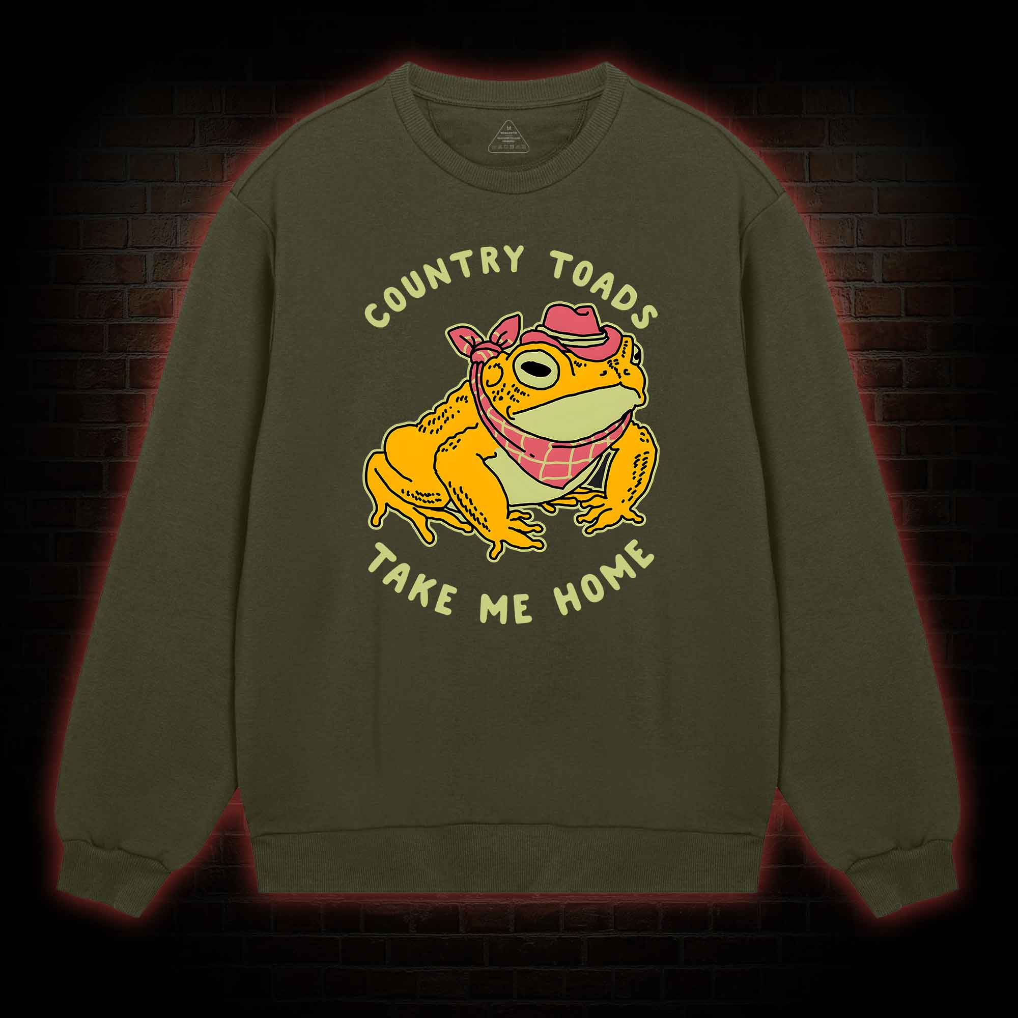 Country Toads Take Me Home Sweatshirt