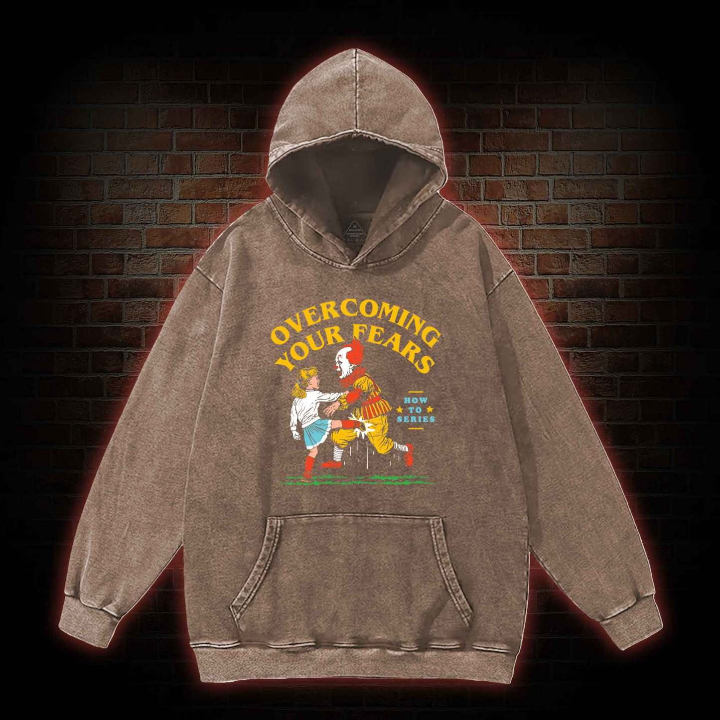Overcoming Your Fears Washed Hoodie