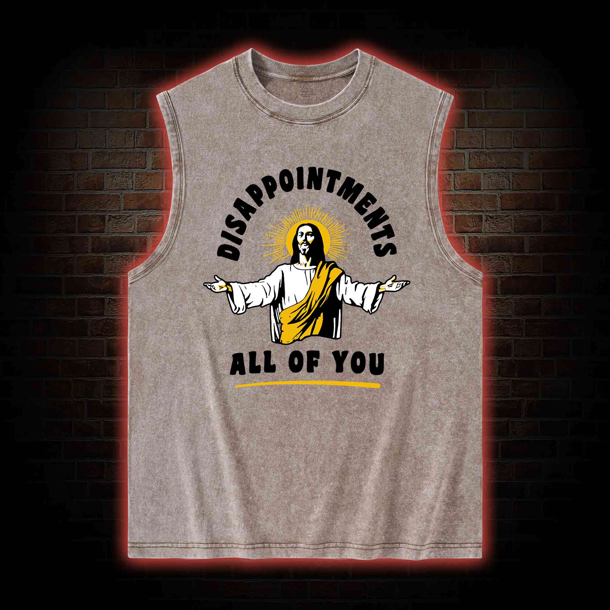 Disappointments All Of You Washed Tank Top