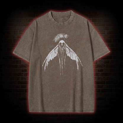 Mothman Horror Washed T-shirt