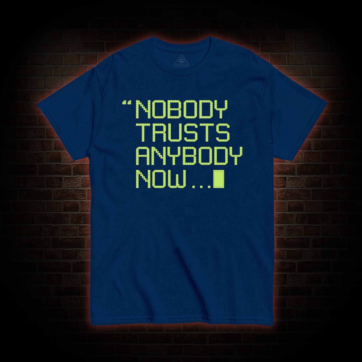 Nobody Trusts Anyone Now T-shirt 