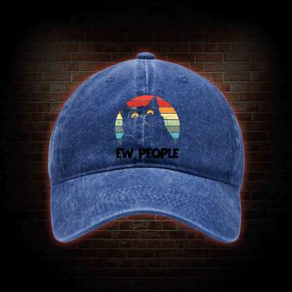 Ew People Washed Vintage Baseball Cap
