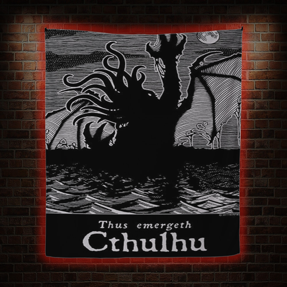Thus Emergeth Cthulhu Tapestry