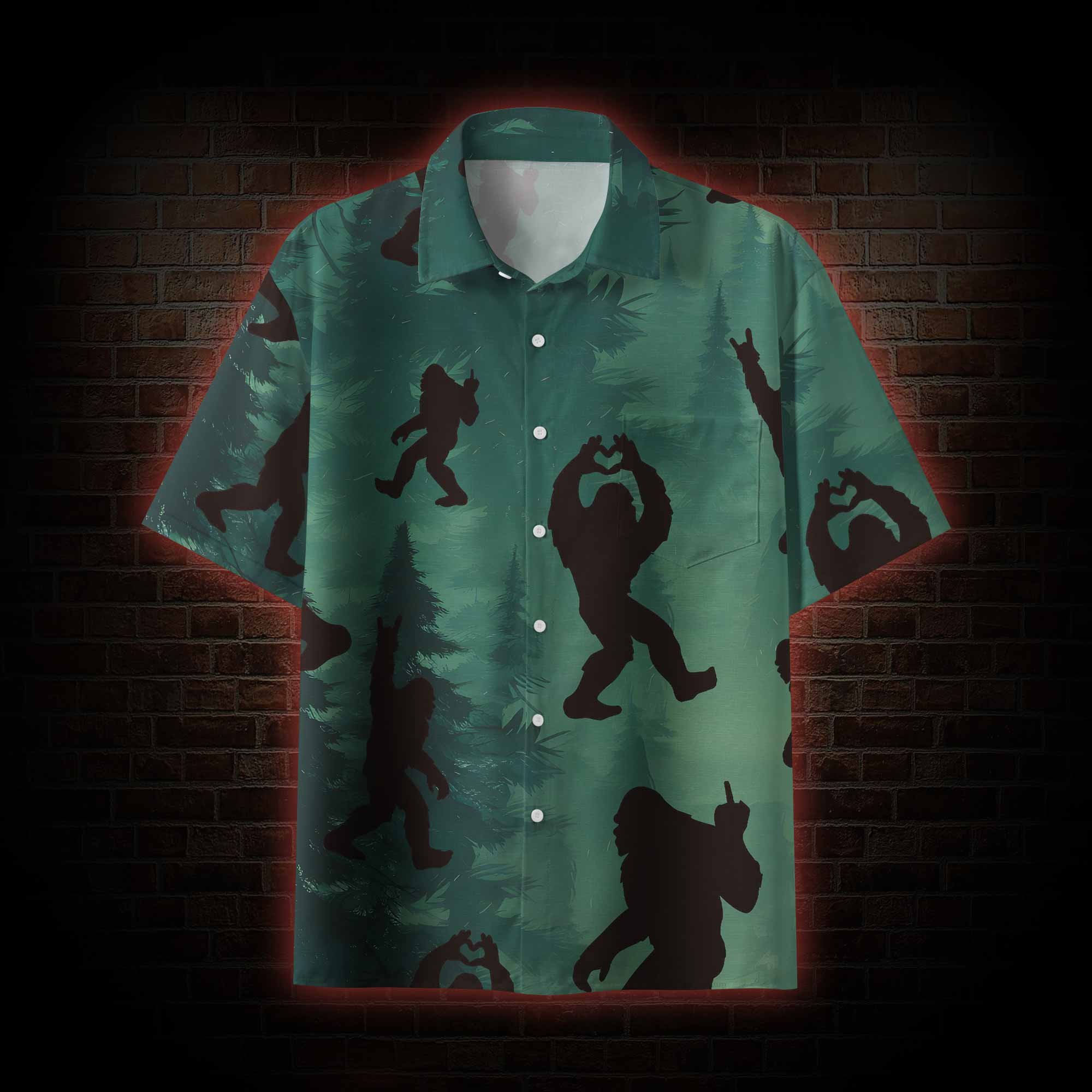 Bigfoot Hawaiian Shirt
