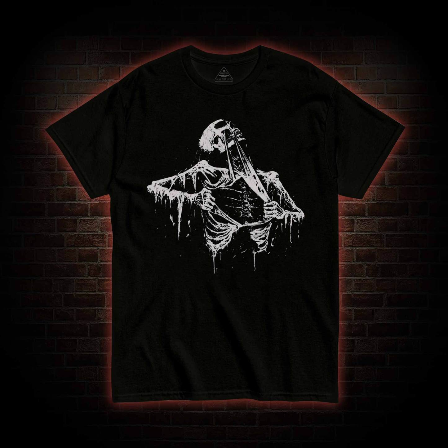 Skeleton Ripping Rib Cage T-shirt