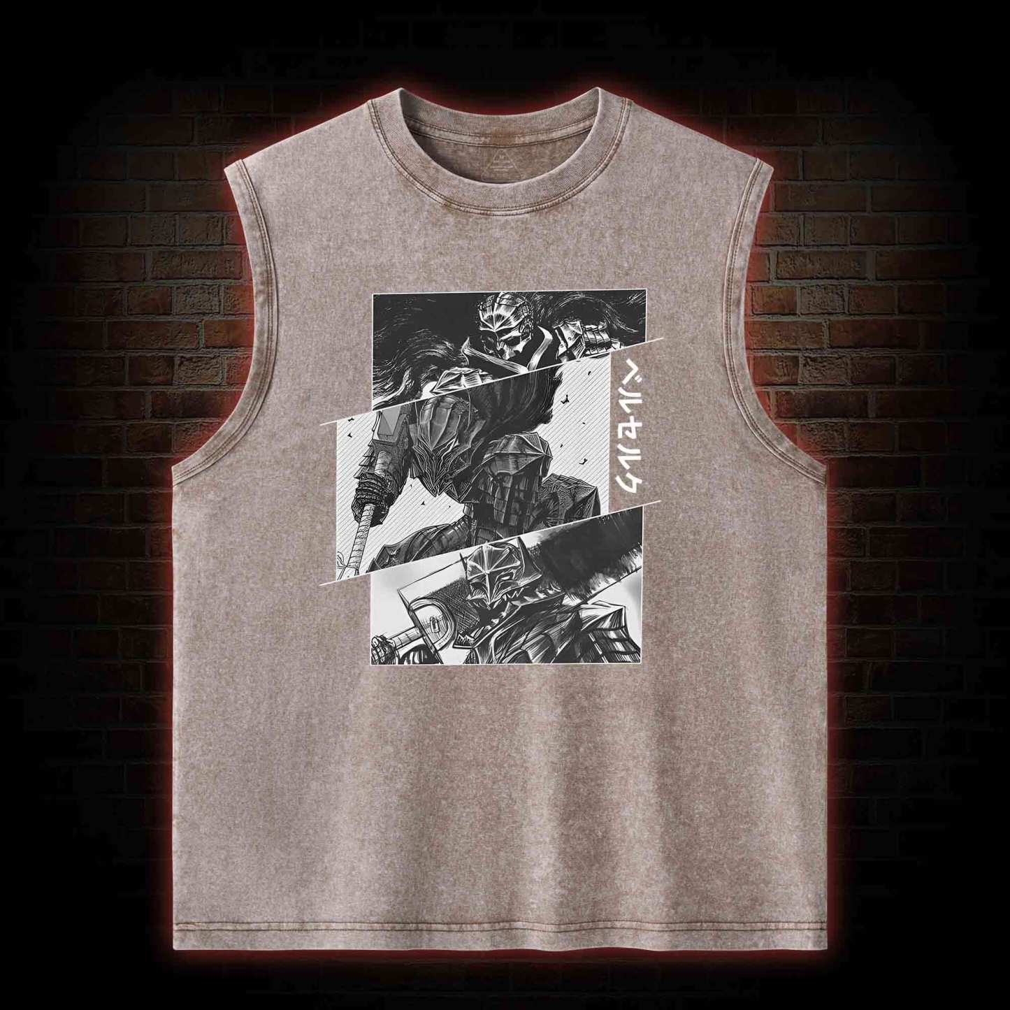 Berserk Washed Tank Top