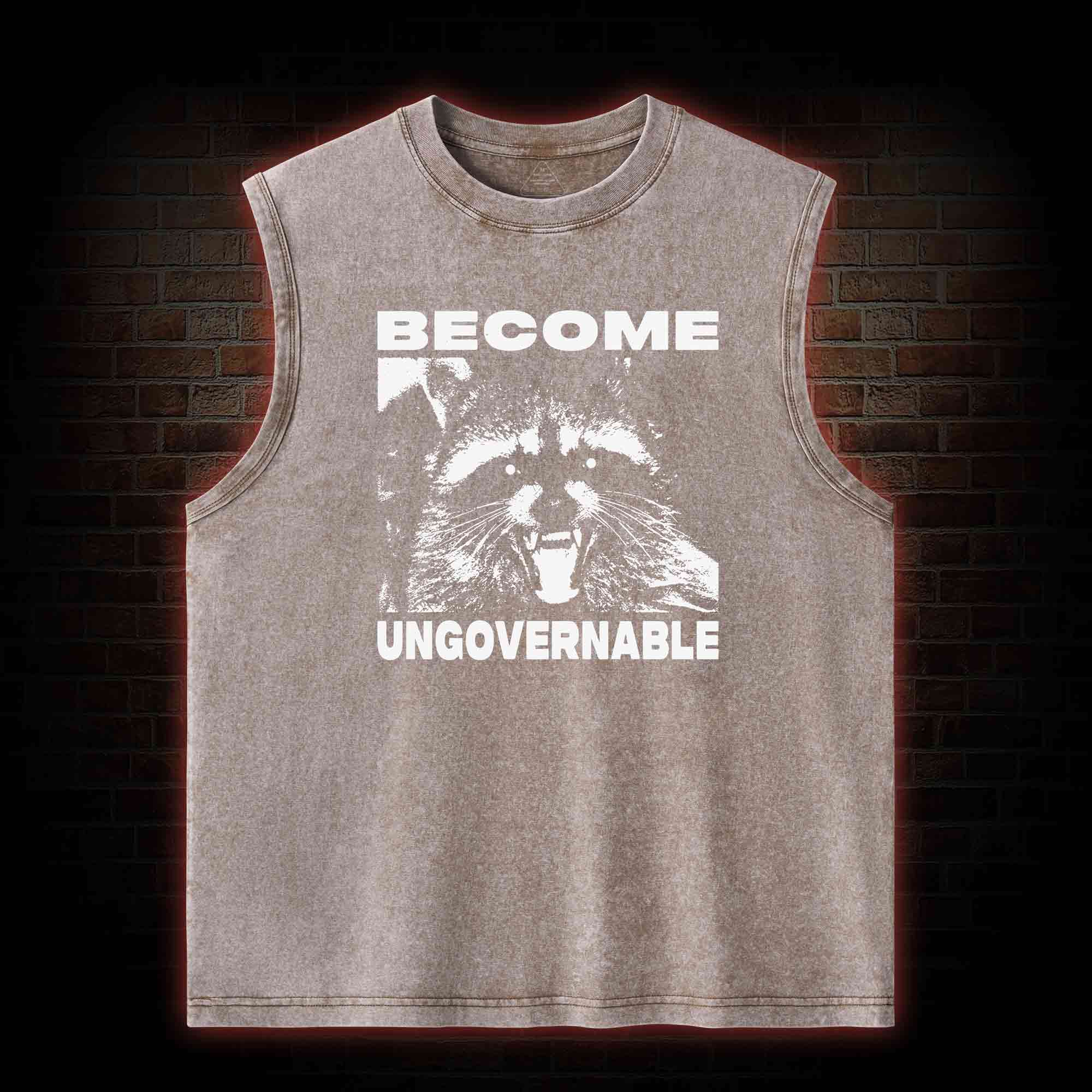 Become Ungovernable Washed Tank Top