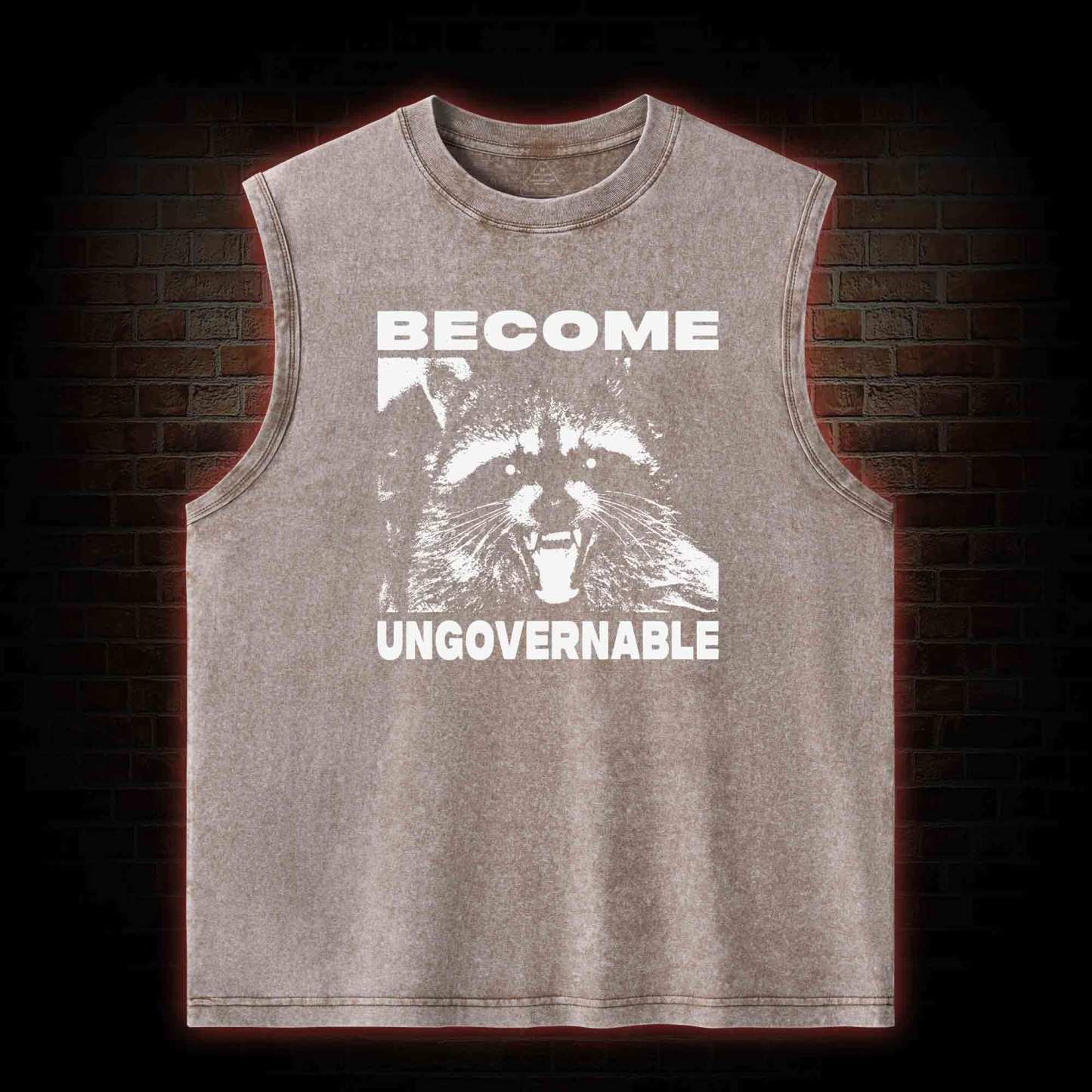 Become Ungovernable Washed Tank Top