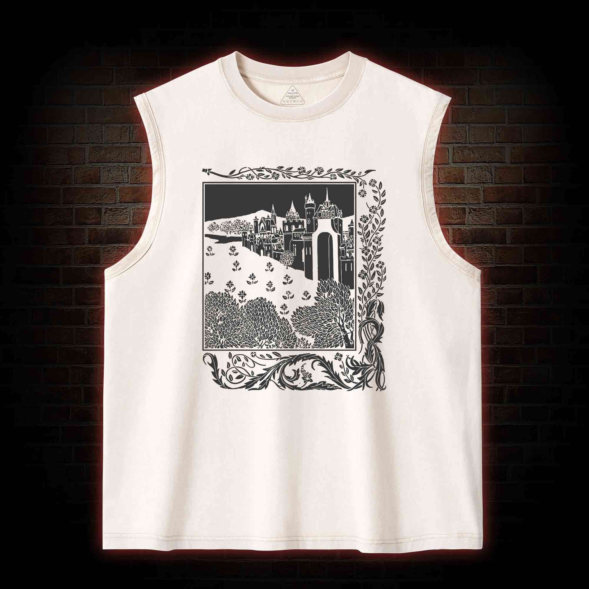 Medieval Castle Washed Tank Top