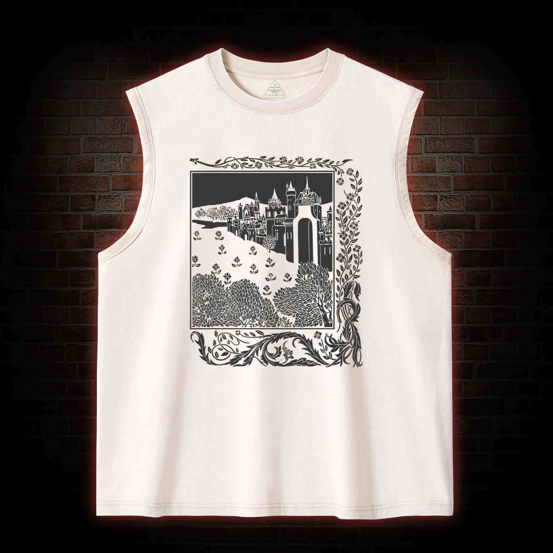 Medieval Castle Washed Tank Top
